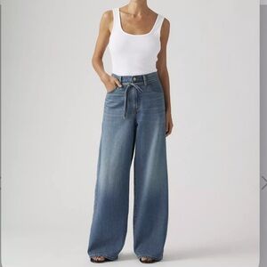 Levi's Premium XL Straight Jeans - Lightweight Linen Blend Denim - Size 27